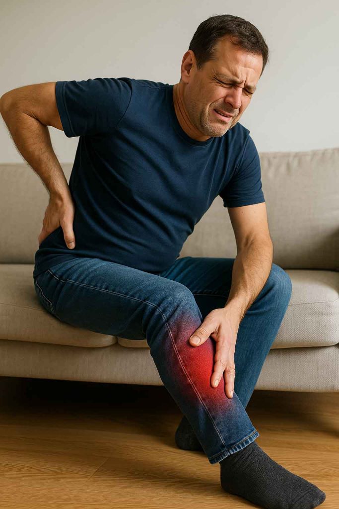 علائم دیسک کمر در پاها